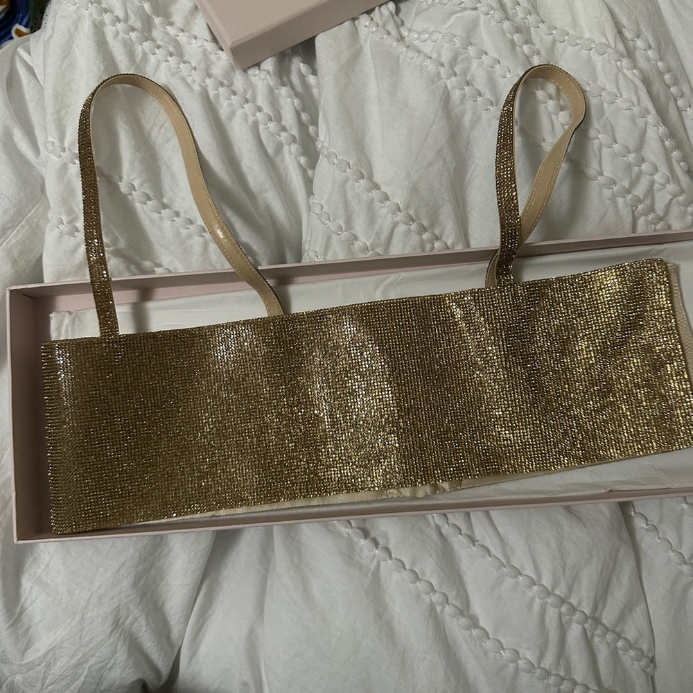 Famous Nue bralette gold jewels